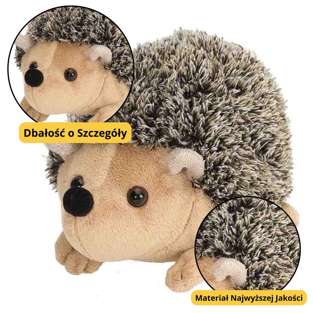 Peluche Hérisson Mascotte Peluche Marron 17,5cm Image du produit 