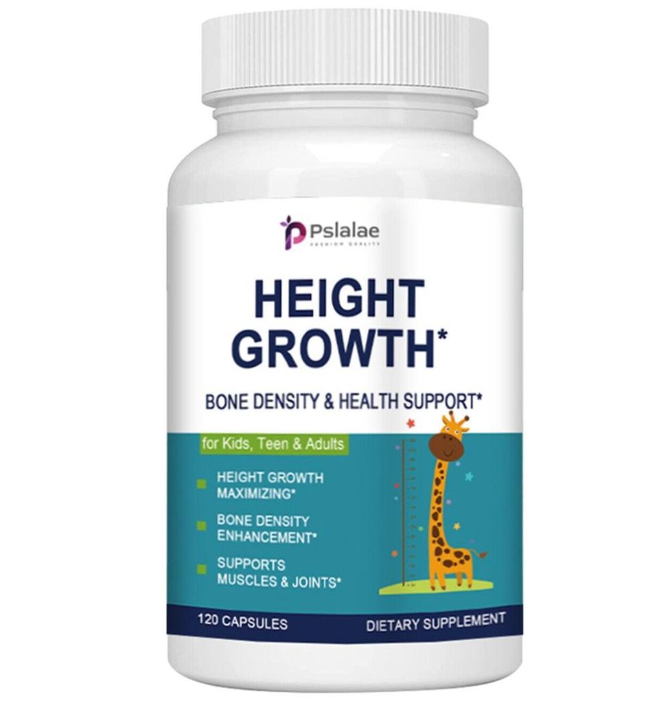 Height Growth (120 Kapseln) Nahrungsergänzungsmittel, Knochen, Gelenke, Muskeln, Knochenwachstum, Knochengesundheit