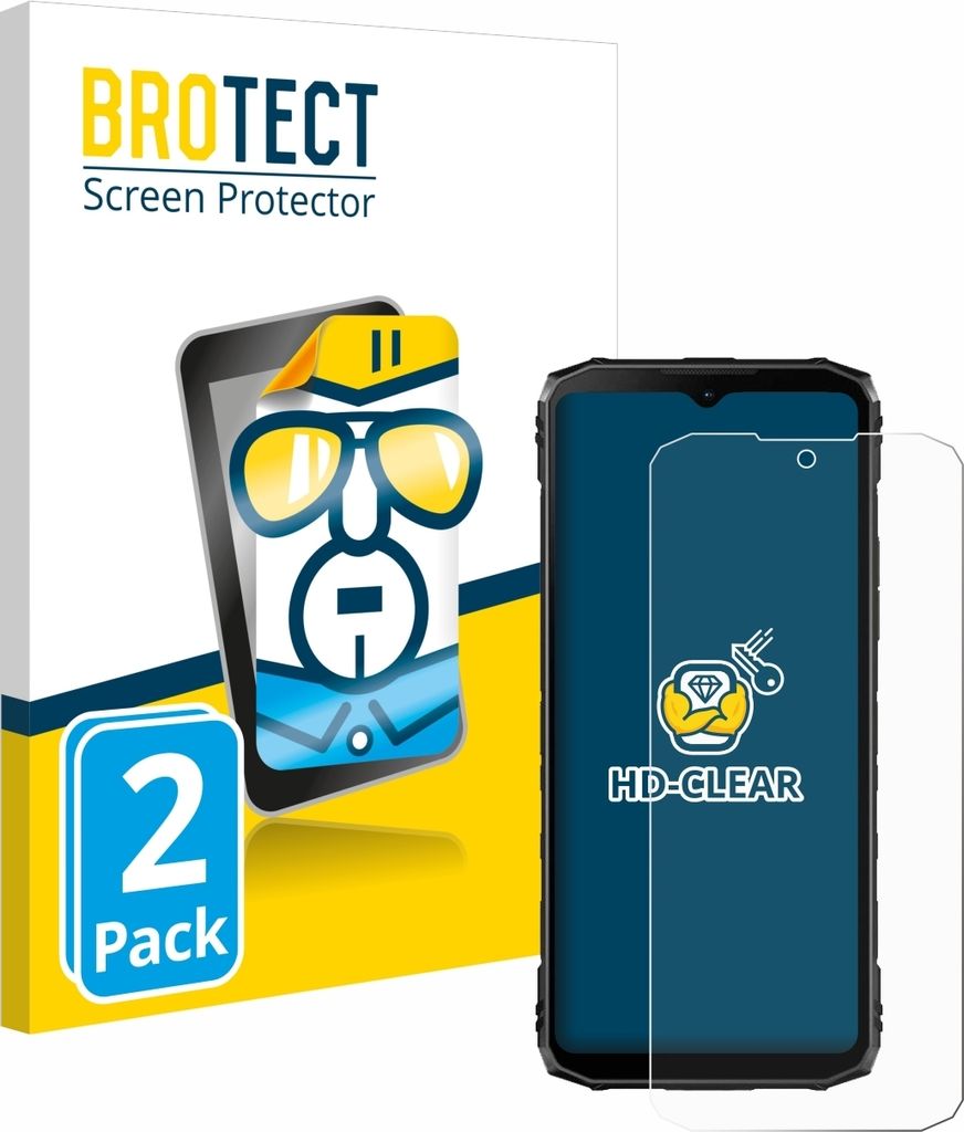 2x Für Doogee Blade 10 Ultra Schutzfolie BROTECT Produktbild 