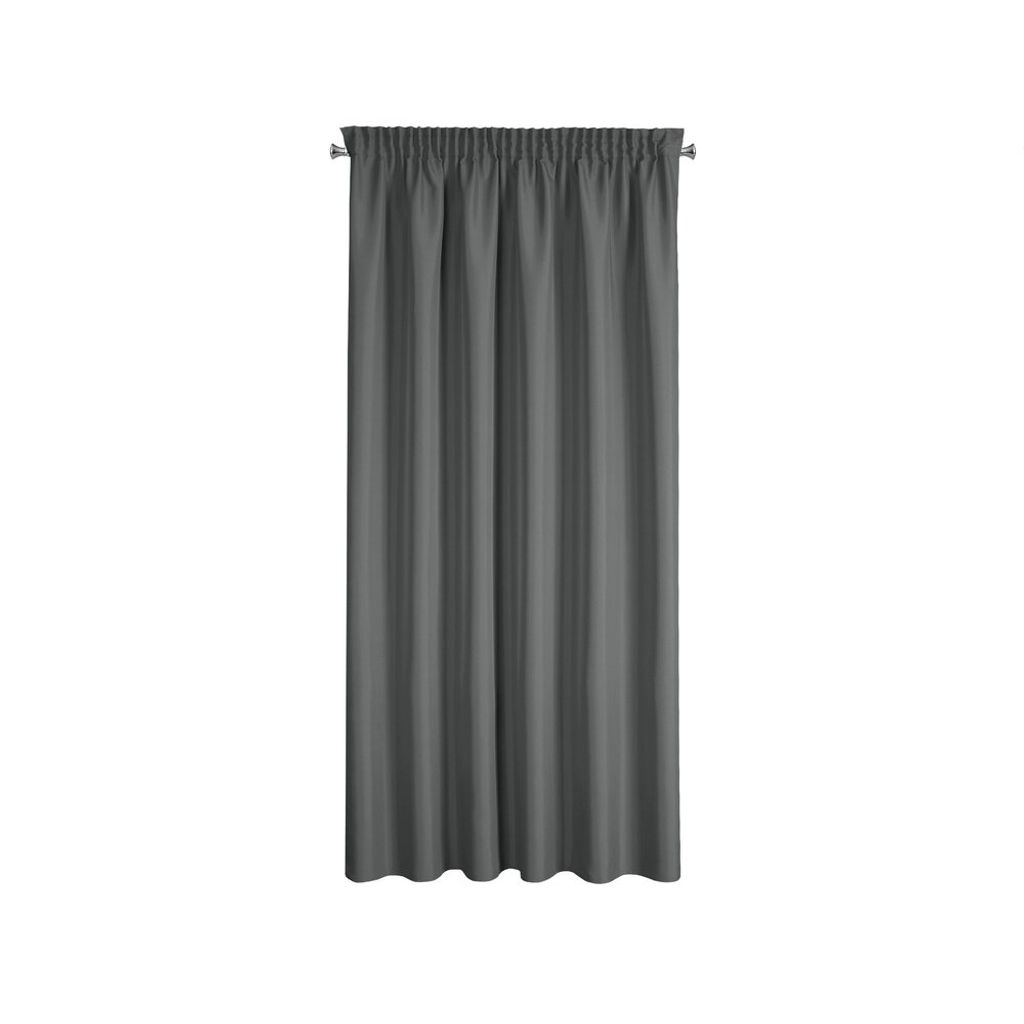 Eurofirany RITA Vorhang 140x175 Kräuselband Graphit