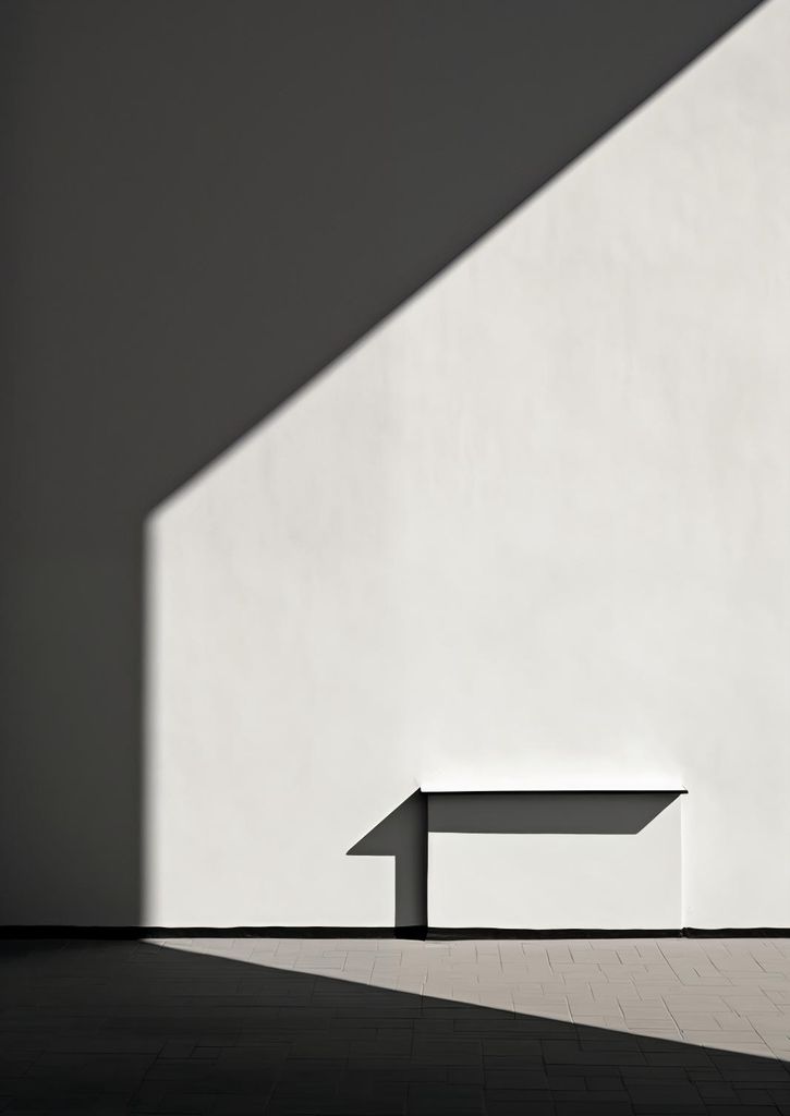 Plakat 29,7x42cm Kontrast von Licht und Schatten