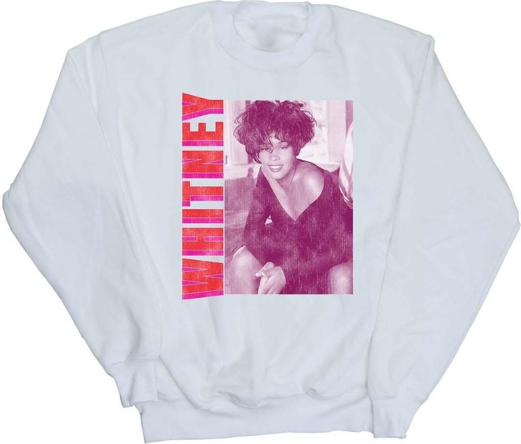 Whitney Houston - "Whitney" Sweatshirt für Damen BI42812 (S) (Weiß)