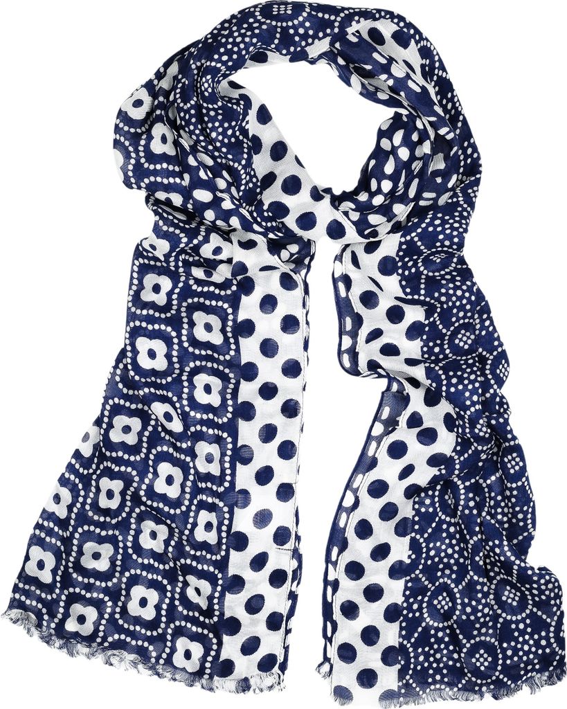 Schal Victoria mit 4 unterschiedlichen Mustern von collezione alessandro