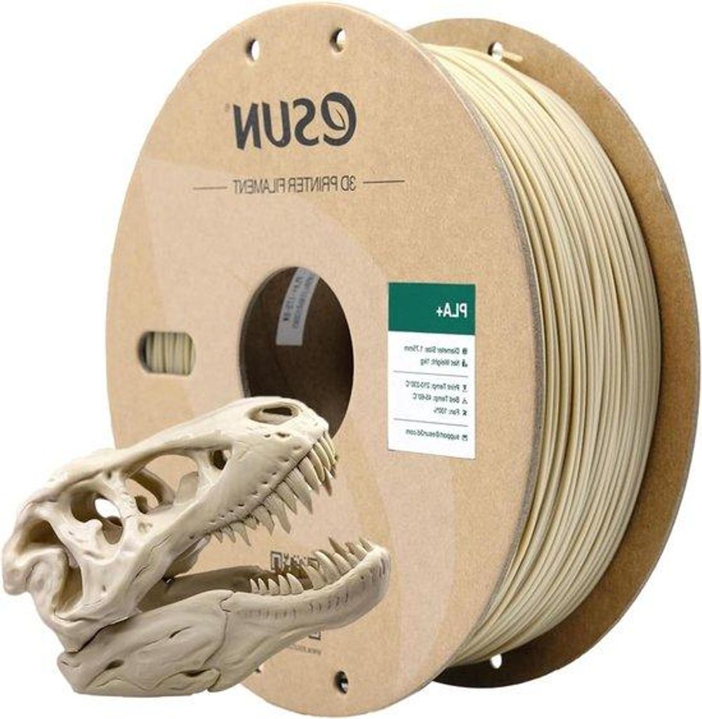 3D-Druck-Filament 1,75mm Präzision +/- 0,03mm 1kg Spule (2,2 LB) - Weiß