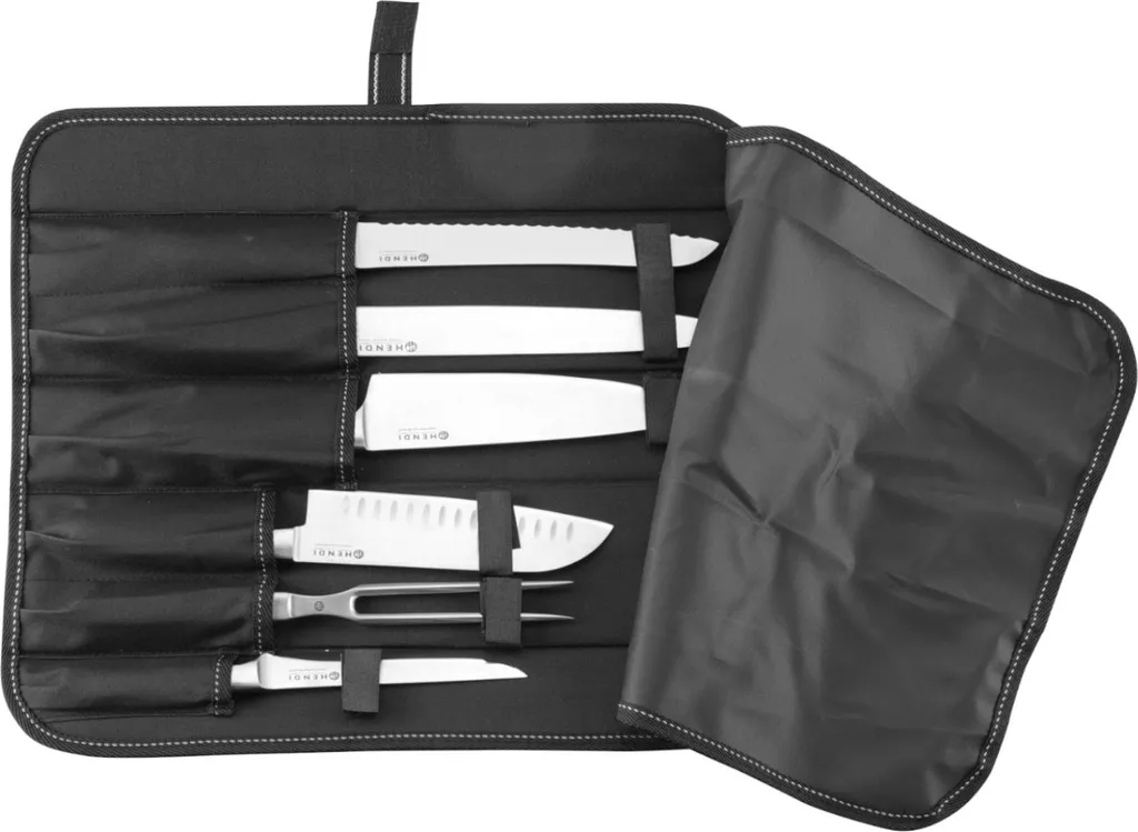 Sac à couteaux HENDI 45cm en toile renforcée - Format compact et léger - 3