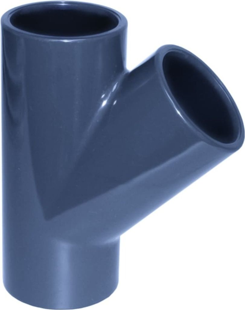 PVC - U 45° T-Stück Muffe 32 mm PN16