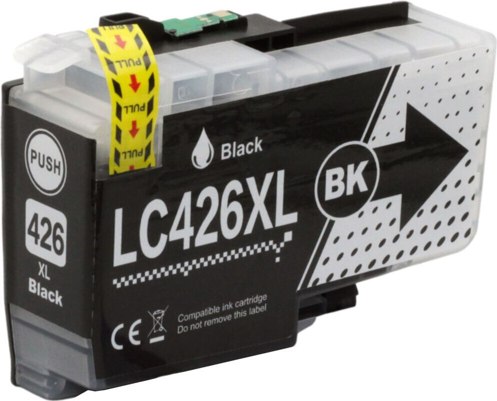 OBV Druckerpatrone für Brother LC426XLBK für MFC-J4340DW J4540DW J4335DW J4535DW J4540DWT Schwarz