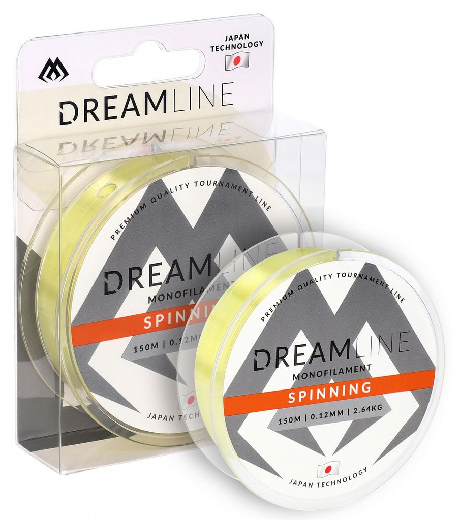 Mikado Dreamline Spinning Monofile Schnüre 150 M Gelb 0.240 mm Gelb 0.240 mm