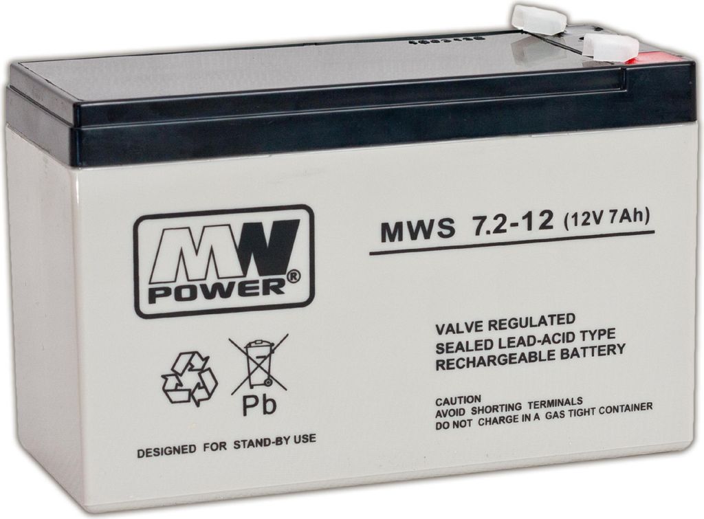 MW Power MWS 7.2-12, Plombierte Bleisäure (VRLA), 12 V, 1 Produktbild 