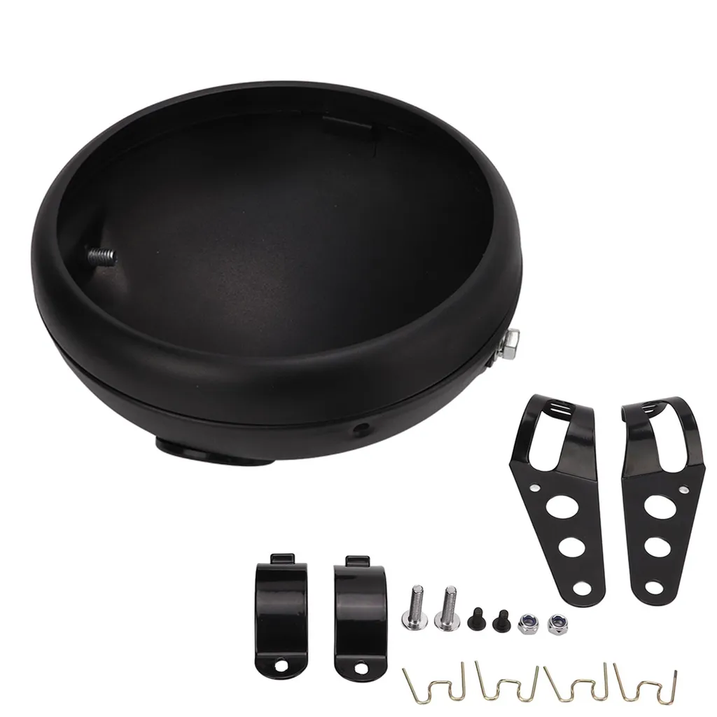 Phare LED Moto 7" : Solution de Fixation Universelle Fourche 38 à 51mm