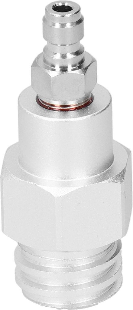 CO2 Tank Adapter Schnellkupplungsstecker Ersatz für Soda Supplies Silber