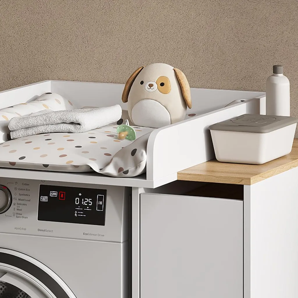 Plan à langer Vicco Viktor pour Chambre Bébé Blanc 60x74.5cm Ergonomie