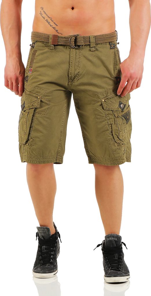 Geographical Norway PERLE Kurze Hose KHAKI - M