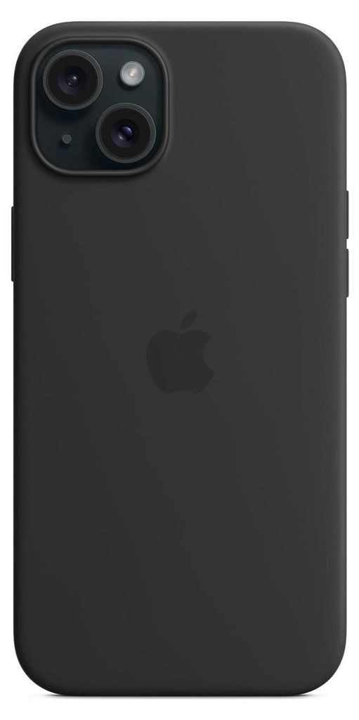 Apple iPhone 15 Plus Silikon Case mit MagSafe, Schwarz Produktbild 