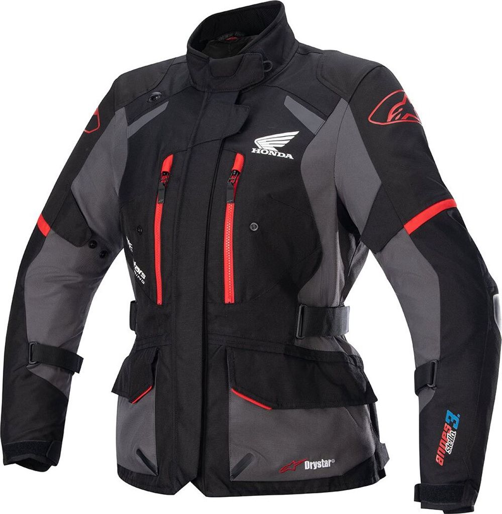 Alpinestars Honda Stella Andes V3 Drystar Jacke Schwarz S Frau Schwarz S