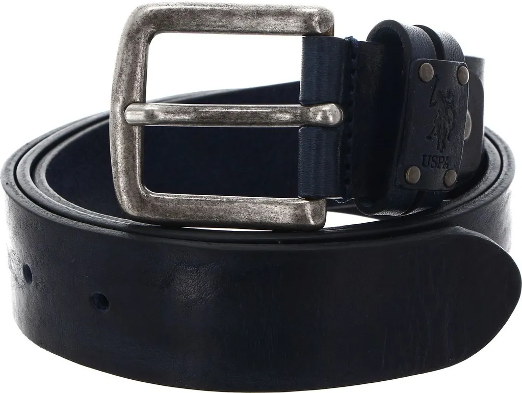 U.S. POLO ASSN. Cintura Hitchcock Belt W115 Nero: Idea Regalo Uomo