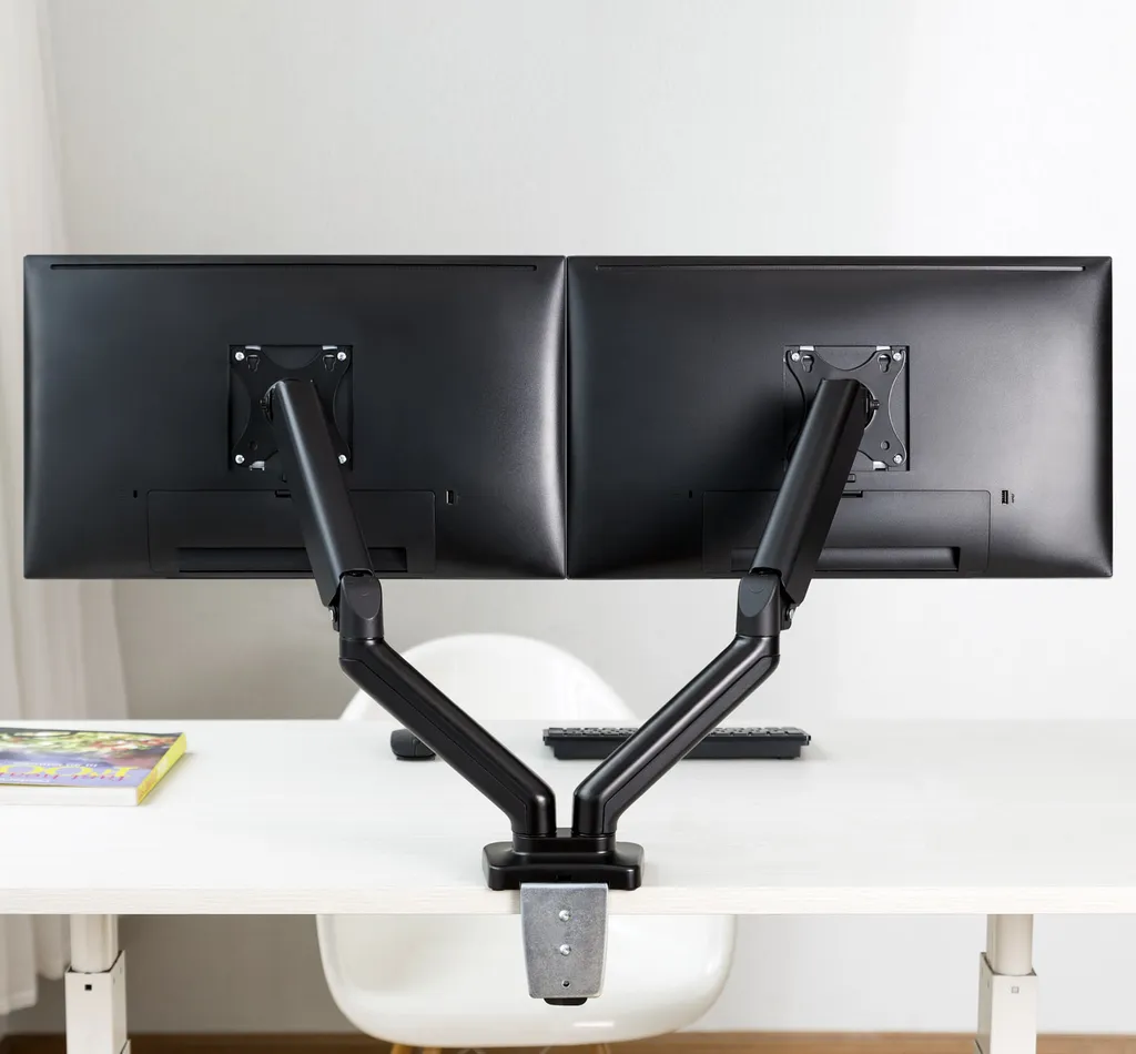 Support double écran VESA 75/100 avec capacité de charge 9kg MKF - 9