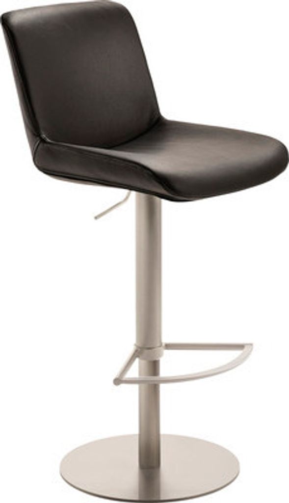 Barstuhl Mayer Sitzmöbel 1387 41 x 49 x 82 cm Edelstahl schwarz