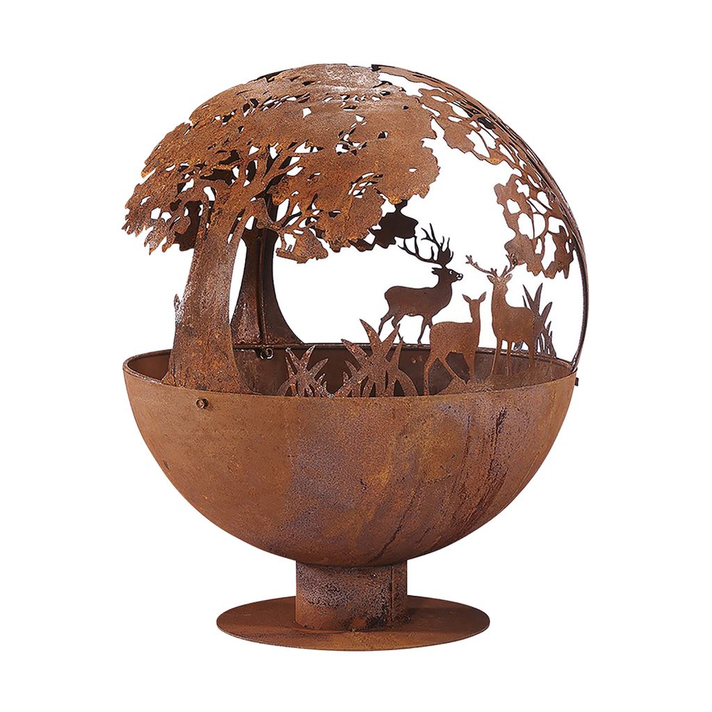 Kobolo Feuerschale FOREST 50x50x60 cm - Gartendeko Produktbild 