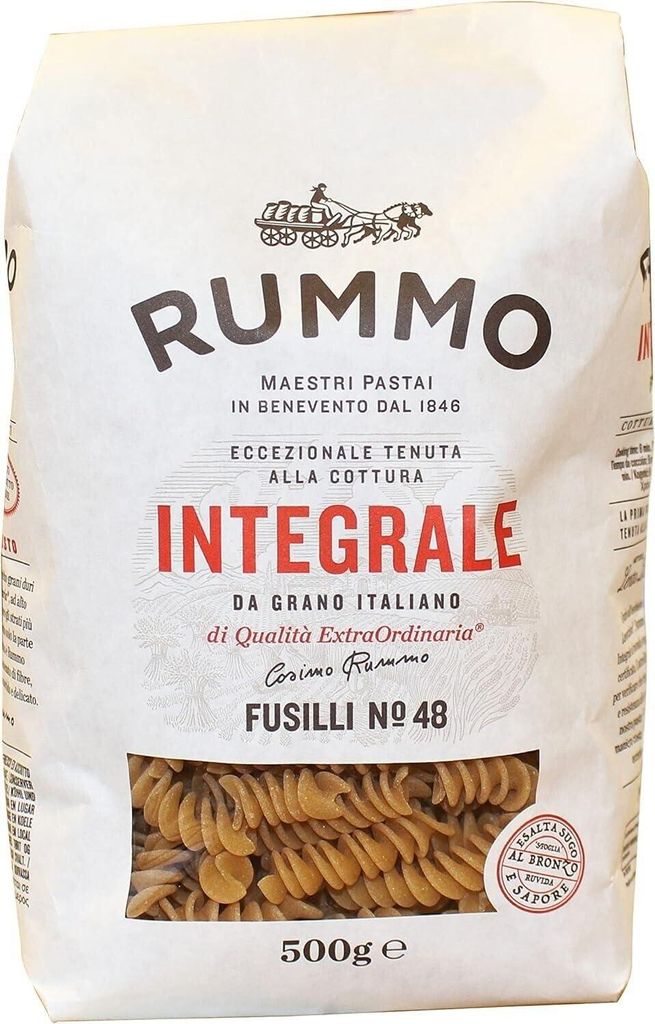 16er-Pack Rummo Pasta Fusilli Integrali N°48,Vollkornnudeln Produktbild 
