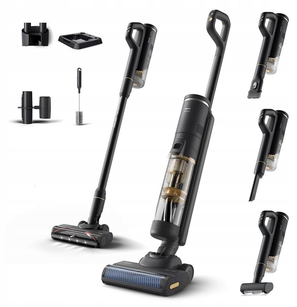 Kabelloser Philips Aquatrio 2IN1 Staubsauger, Waschend Mit Produktbild 