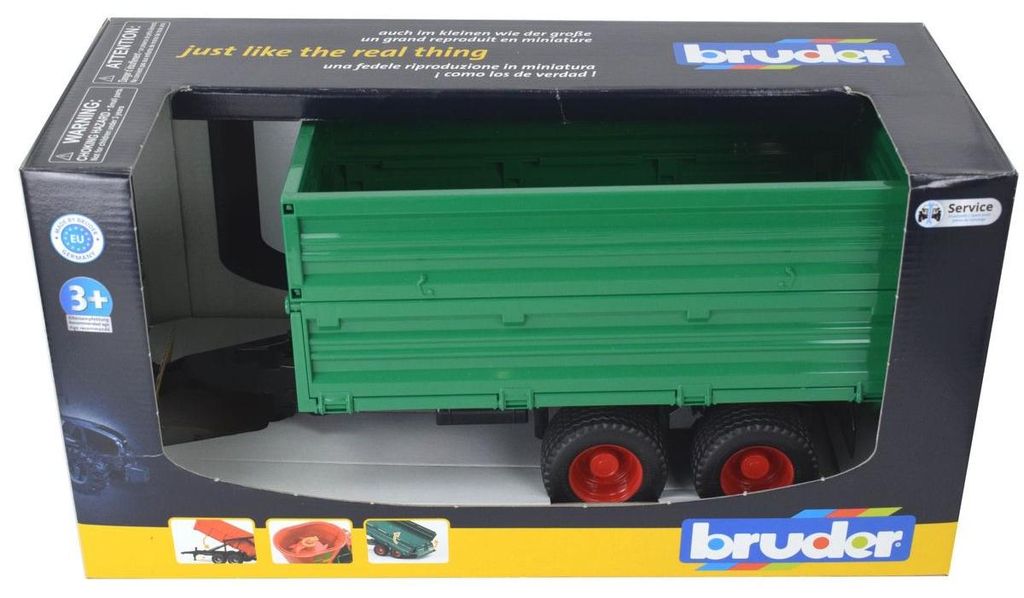 Bruder Profi-serie: Aanhaakwagen met tandemasser en Productafbeelding 
