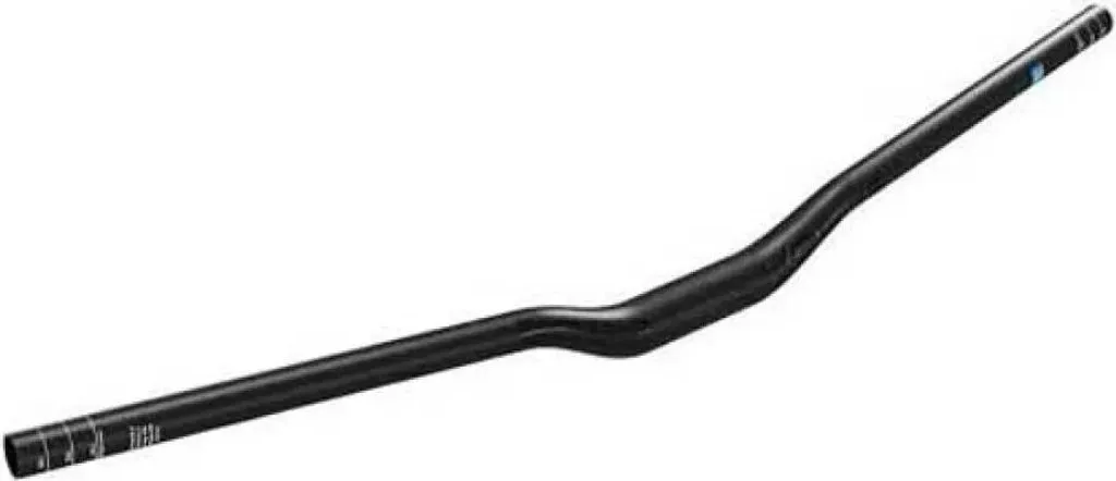Guidon argenté 800mm de VTT avec rehausse de 30mm pour grip