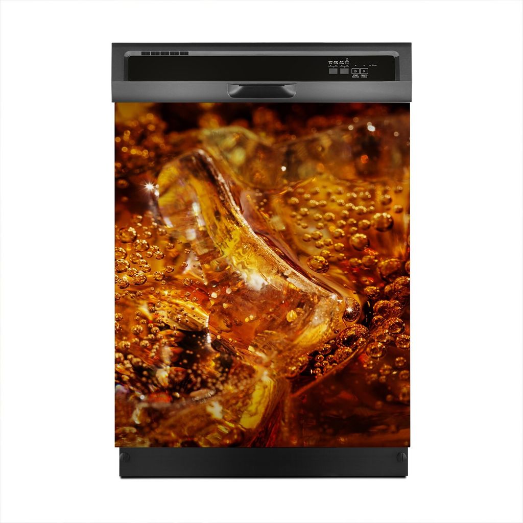 Aufkleber sticker 60x70 cm Dekorative folie Spülmaschine - Cola auf Eis