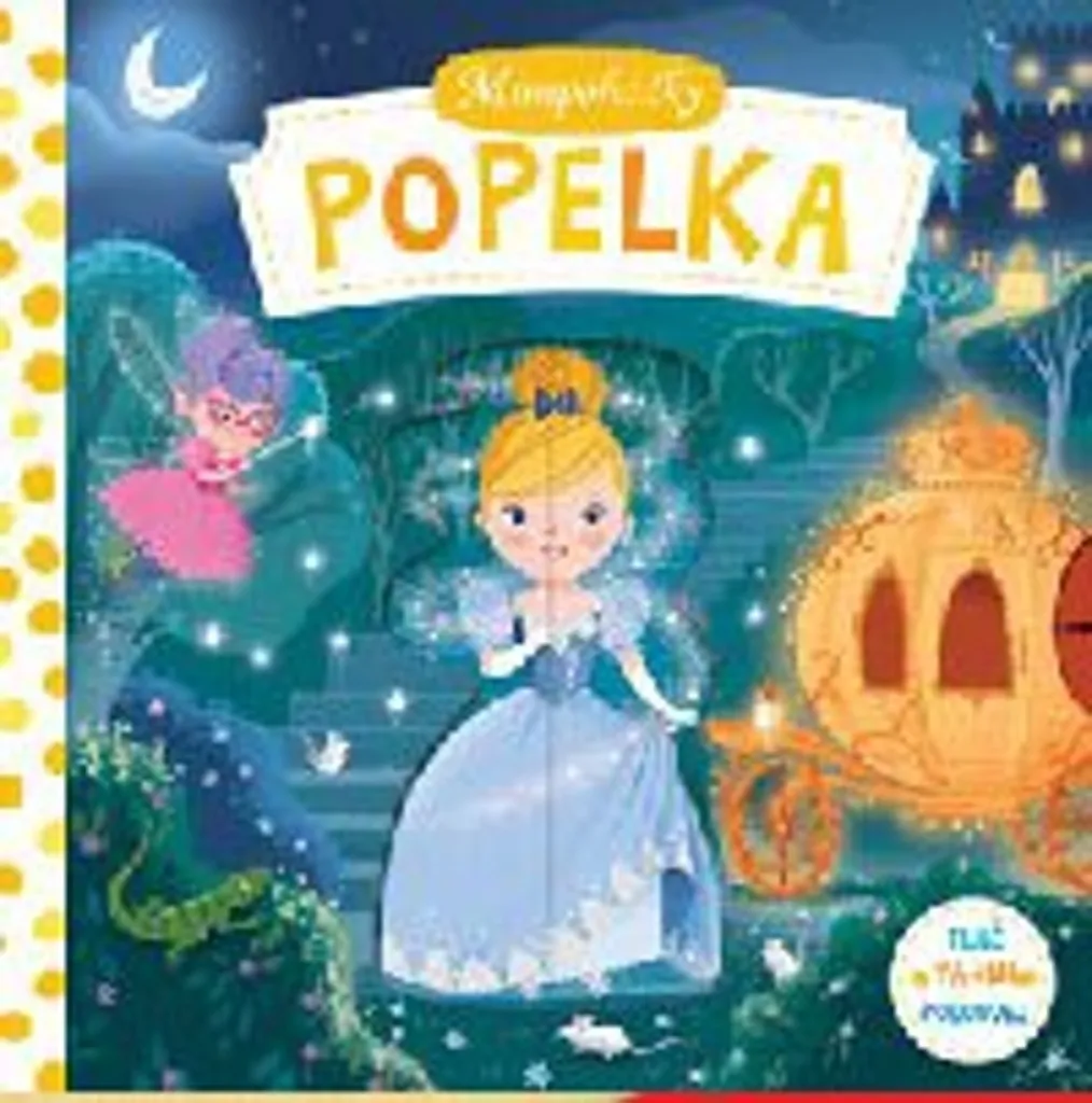 Livre animé Popelka Minipohádky de Dan Taylor avec fenêtres bébé