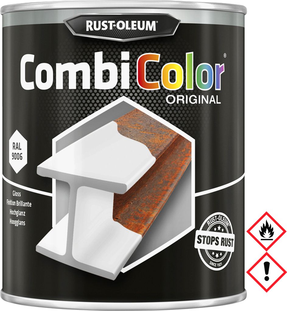 Rust-Oleum CombiColor Original Hochglanz 750ml Weißaluminium