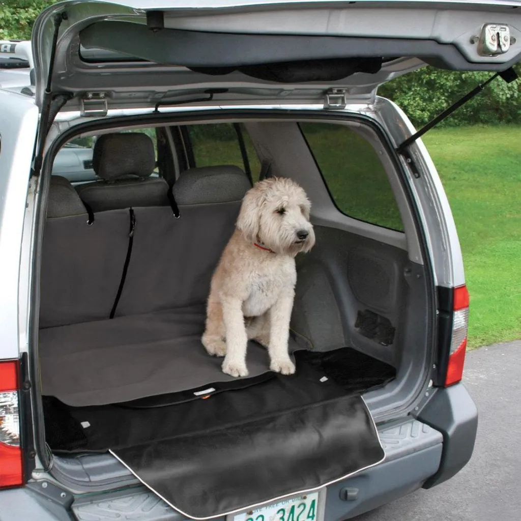 Housse Coffre Voiture pour Chien Kurgo Cargo Cape Anthracite Anti-Poils