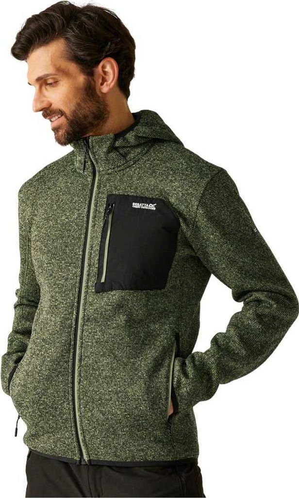 Regatta Newhill Fleece Mit Durchgehendem Reißverschluss Grün L Mann Grün L