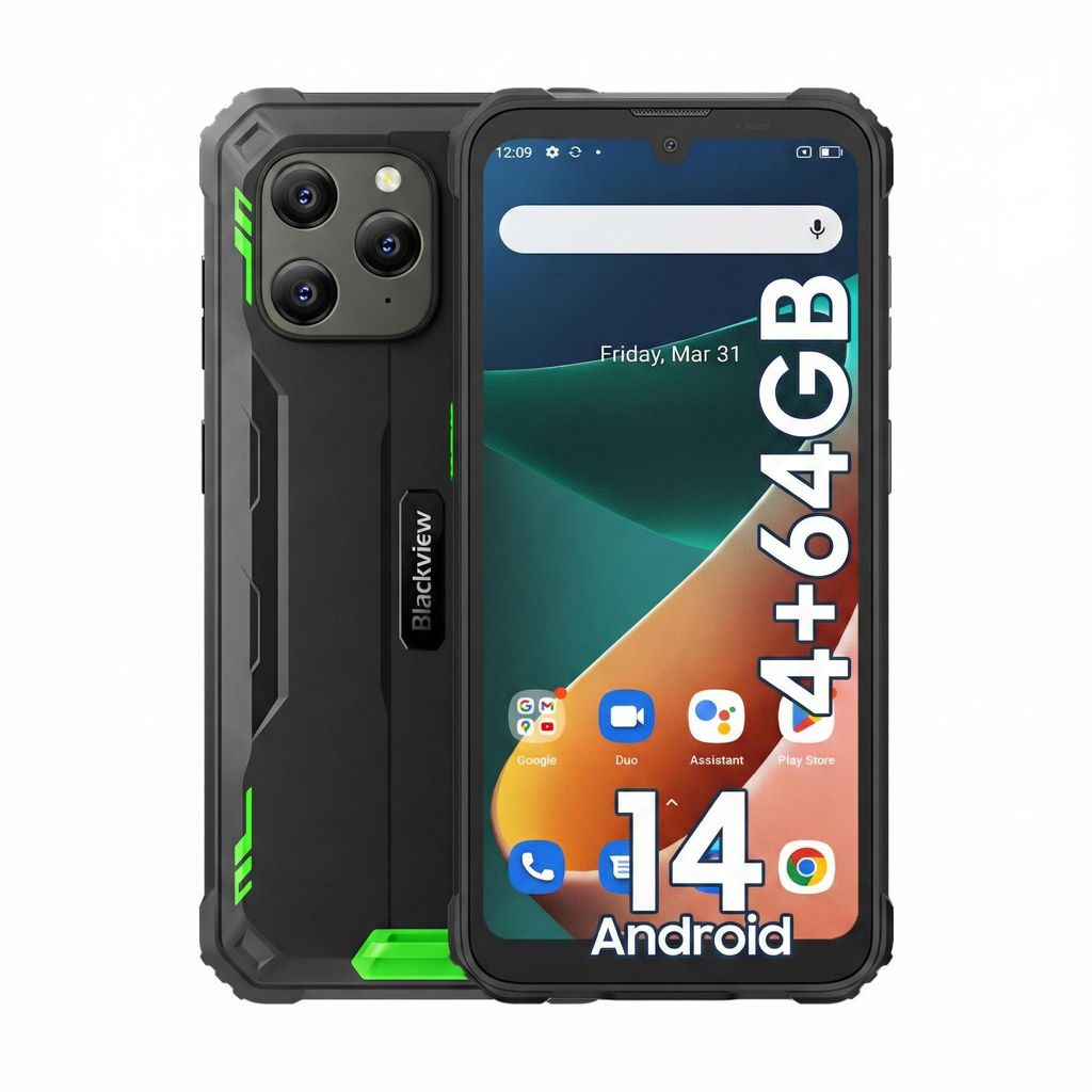 Blackview BV5300 Pro, 4GB+64GB, Android 12 Doke OS 3, Produktbild 
