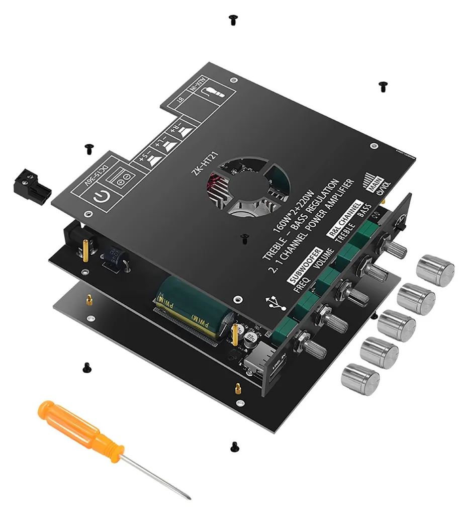 Module Ampli Bluetooth 2.1 pour Enceintes Maison et Projets DIY