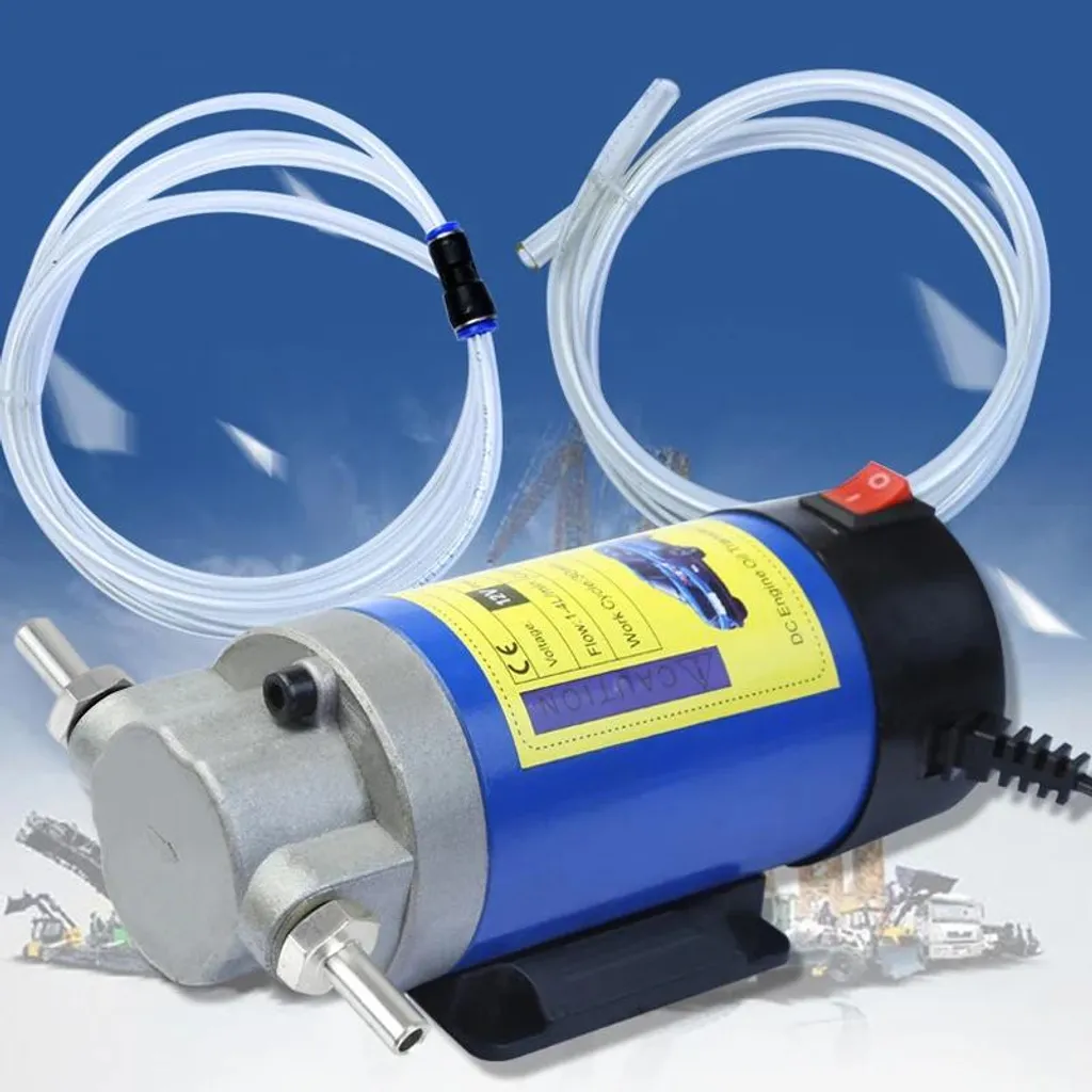 Extracteur d'huile électrique 12V portable et siphon de carburant 4L