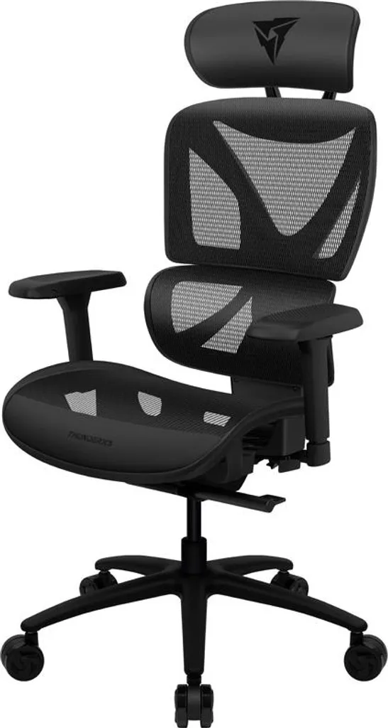 Chaise de bureau ergonomique ThunderX3 XTC Mesh noire pour le gaming