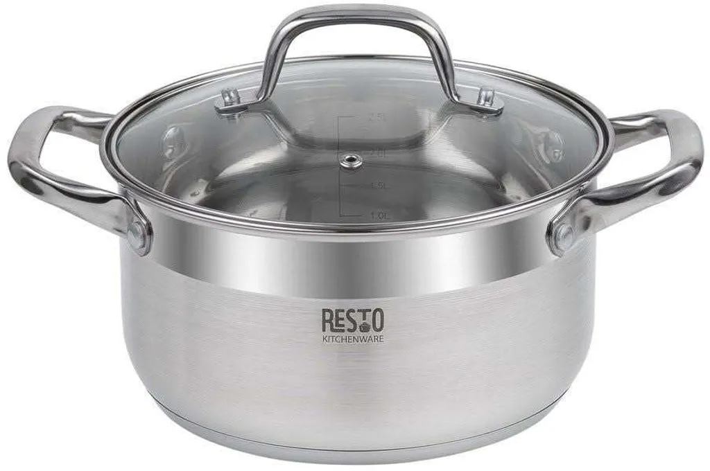 Resto Kitchenware Casseruola Libra 20cm 3,6L - Acciaio Inox Induzione
