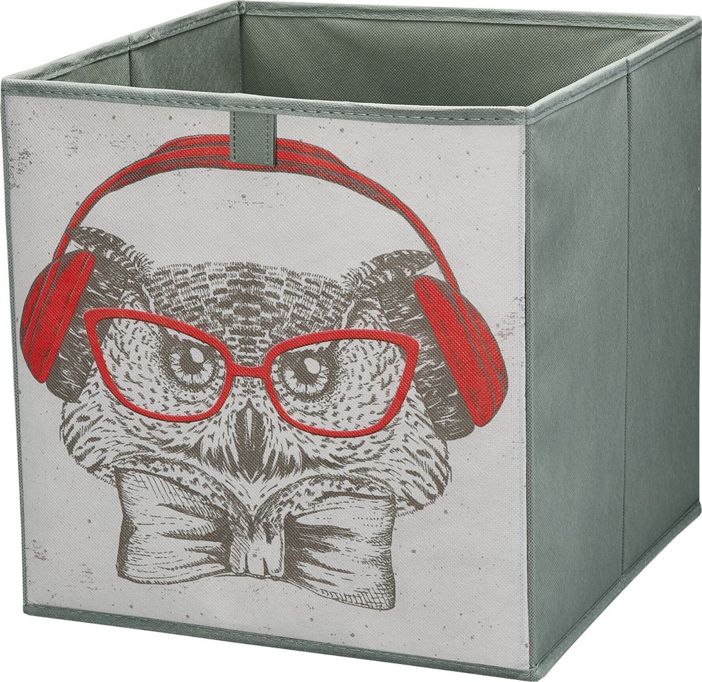 Aufbewahrungsbox LAVITA Eule 31 x 31 x 31 cm 1 Stück Produktbild 