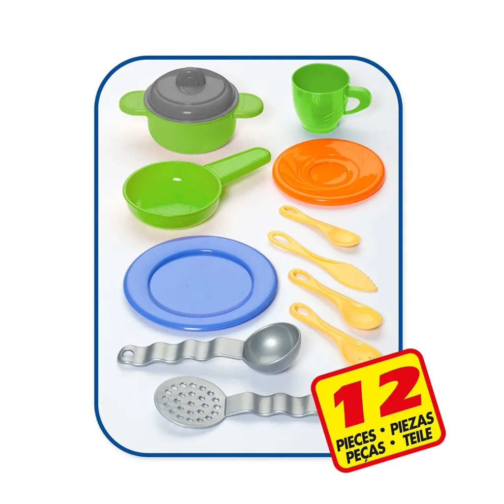 Cuisine Molto Kitchen avec 12 accessoires - Set de jeu 82x56x28 cm