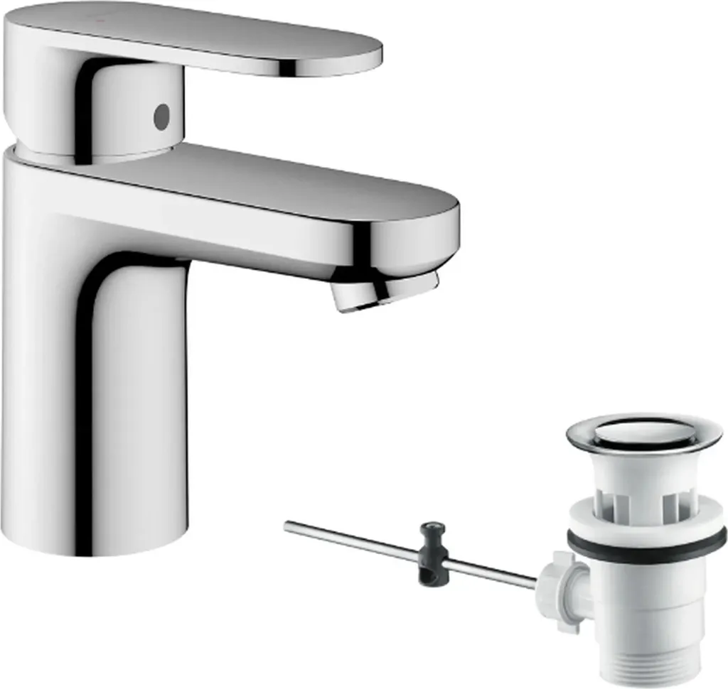 Hansgrohe 71550000 Vernis Blend: Rubinetto Lavabo EcoSmart Cromo