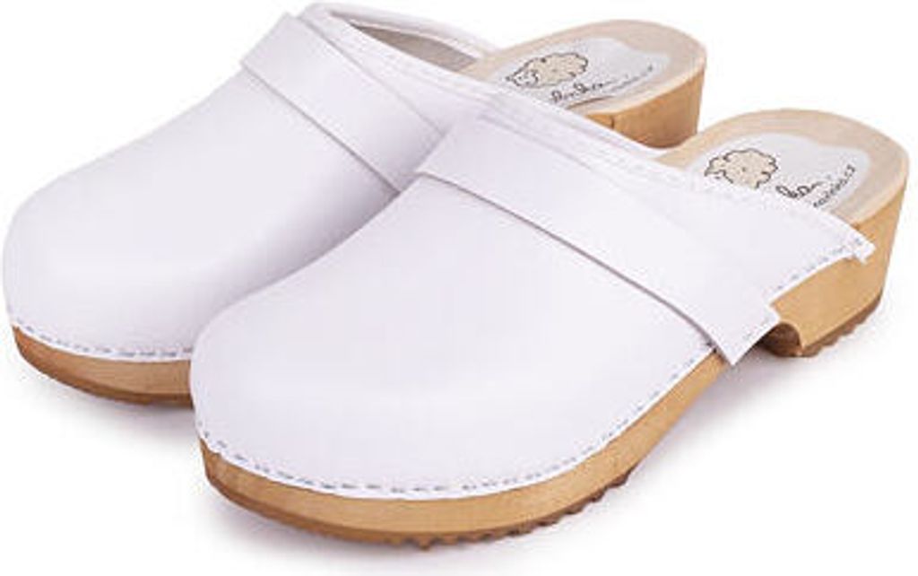 Damensandalen, anatomisch geformt, weiß, Größe 37, für Produktbild 