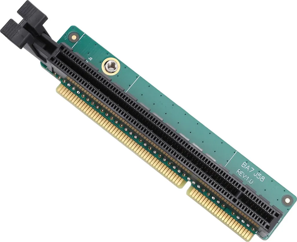 Adaptateur Réseau et Carte Riser PCI-E 16X avec Déflecteur