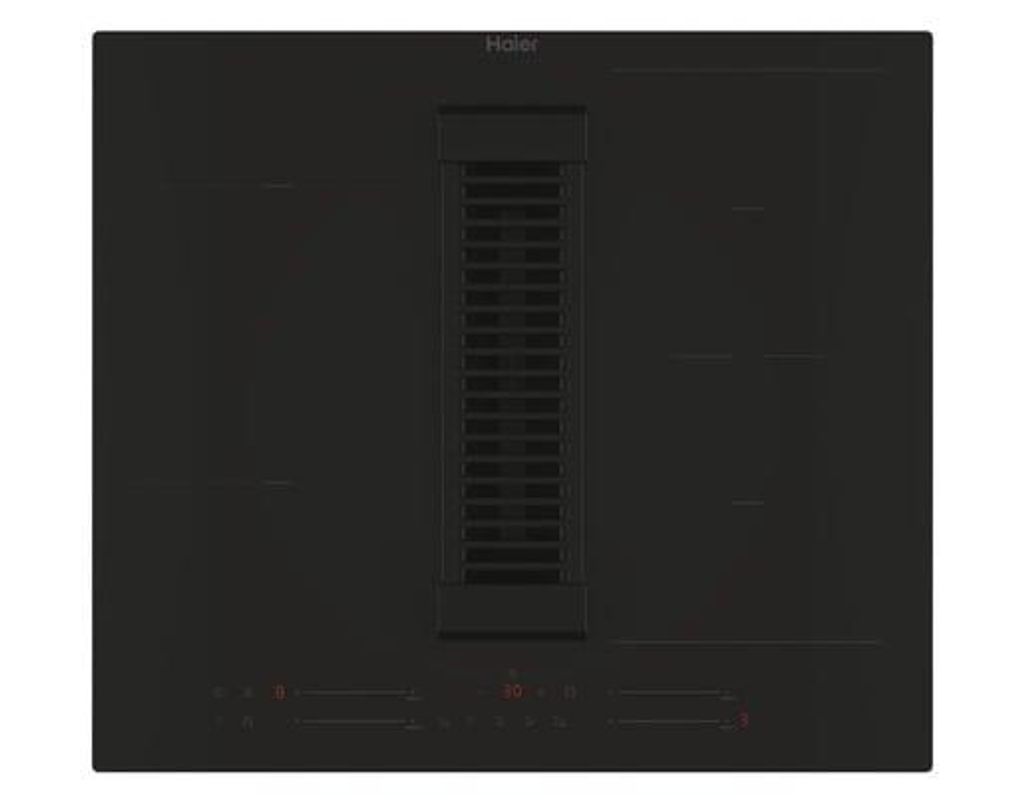 Haier I-Dual Series 6 HAIH6IEMCE, Schwarz, Integriert, 60 cm, Zonen-Induktionskochfeld, 4 Zone(n), 4 Zone(n)