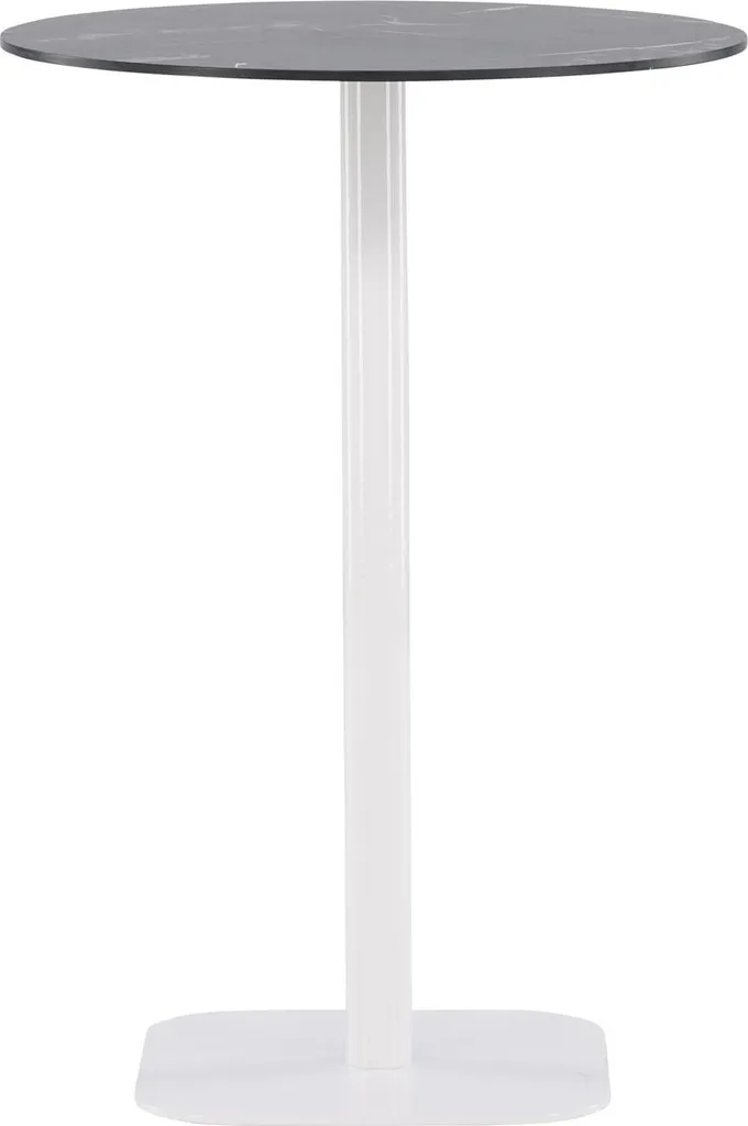Table Milano Ø70 Blanche : Stable, Compacte et Facile à Entretenir - 15