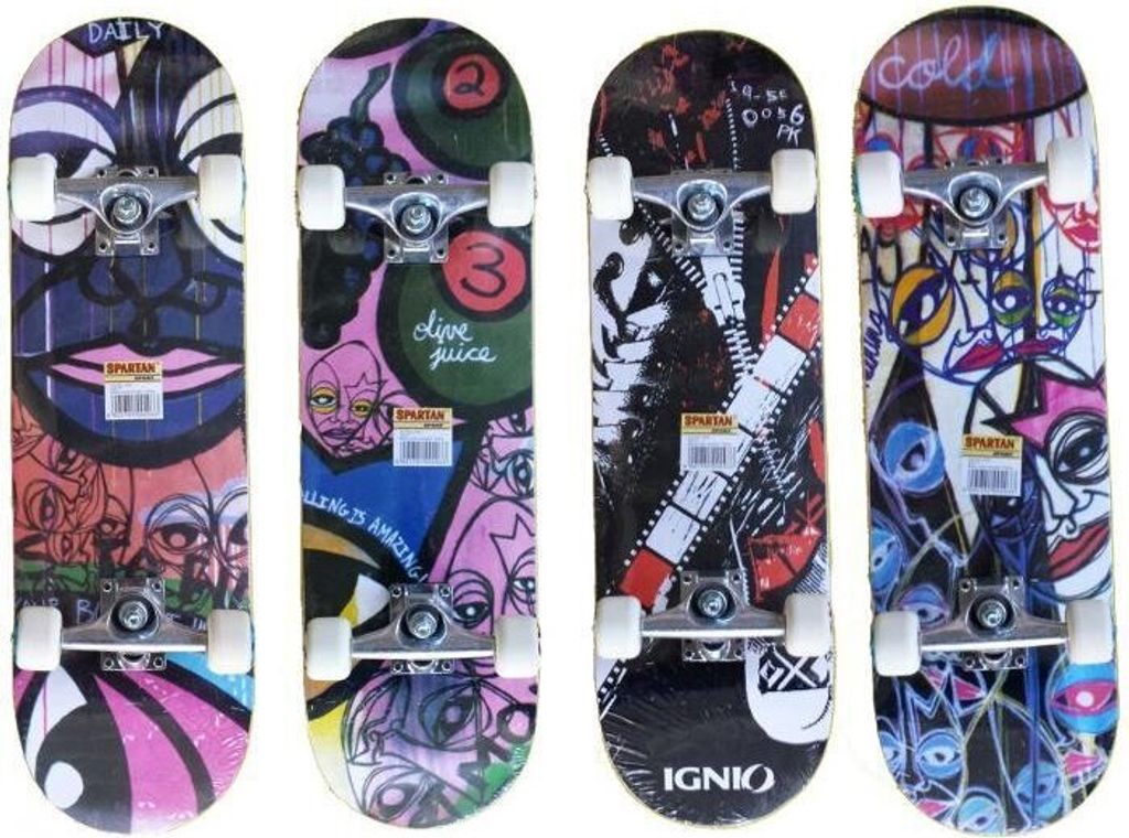 Skateboard CIRCLE STAR 200 - 78x20x11 cm