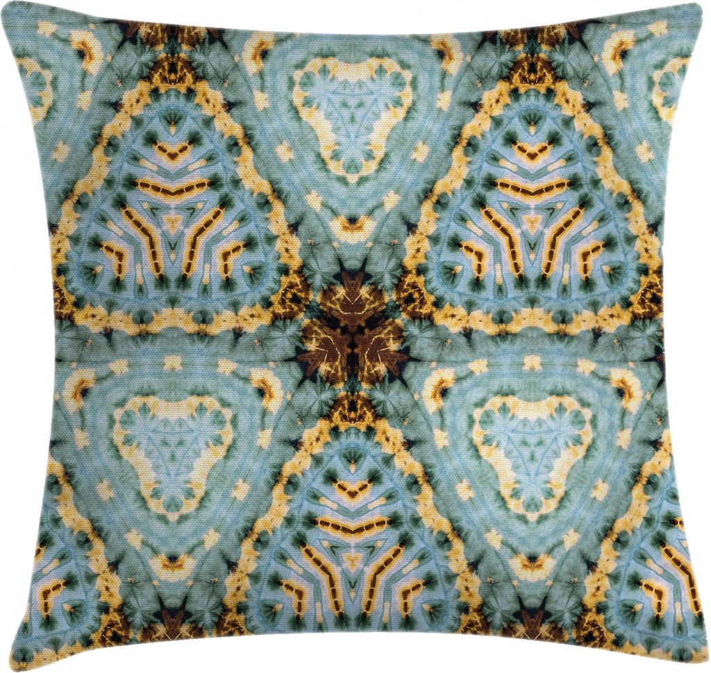 ABAKUHAUS Stoff Kissenbezug, Tie Dye Batik Artsy, Waschbar mit Reißverschluss Kissenhülle mit Farbfesten Klaren Farben Beidseitiger Druck, 40 x 4...