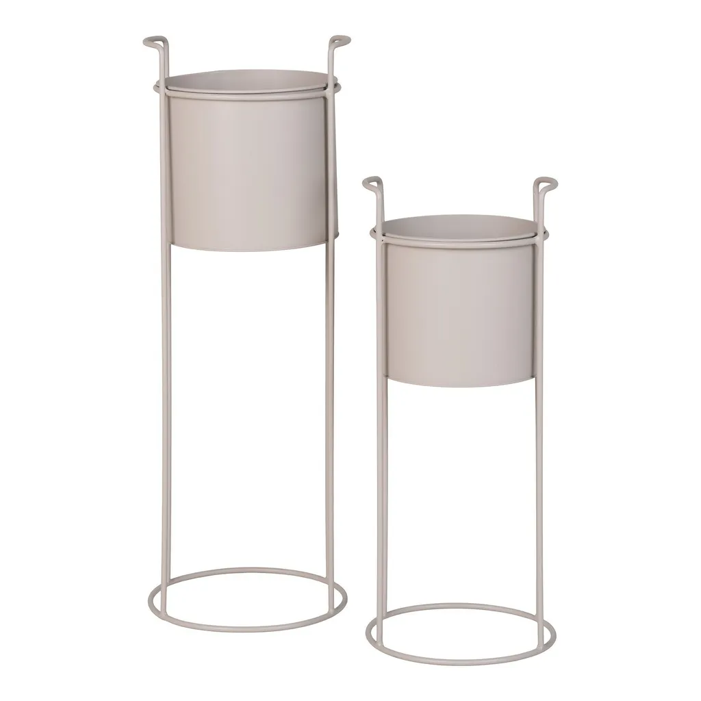 Supports pour Fleurs Rabo Design Sable Lot de 2 Finition Sablée Mate