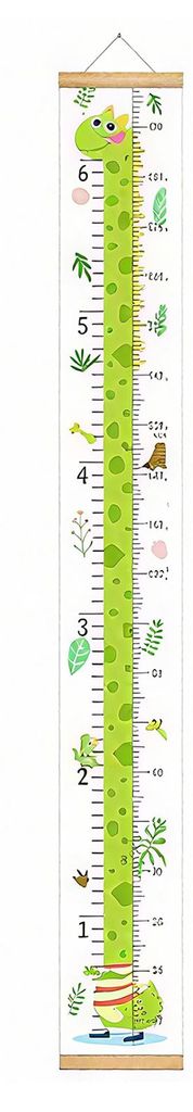 Wandbehang-Wachstumstabelle für Kinder, präzise Skala, Kinderzimmer, Babyzimmer, Schlafzimmer, Größenmesslineal für Jungen und Mädchen, von B...