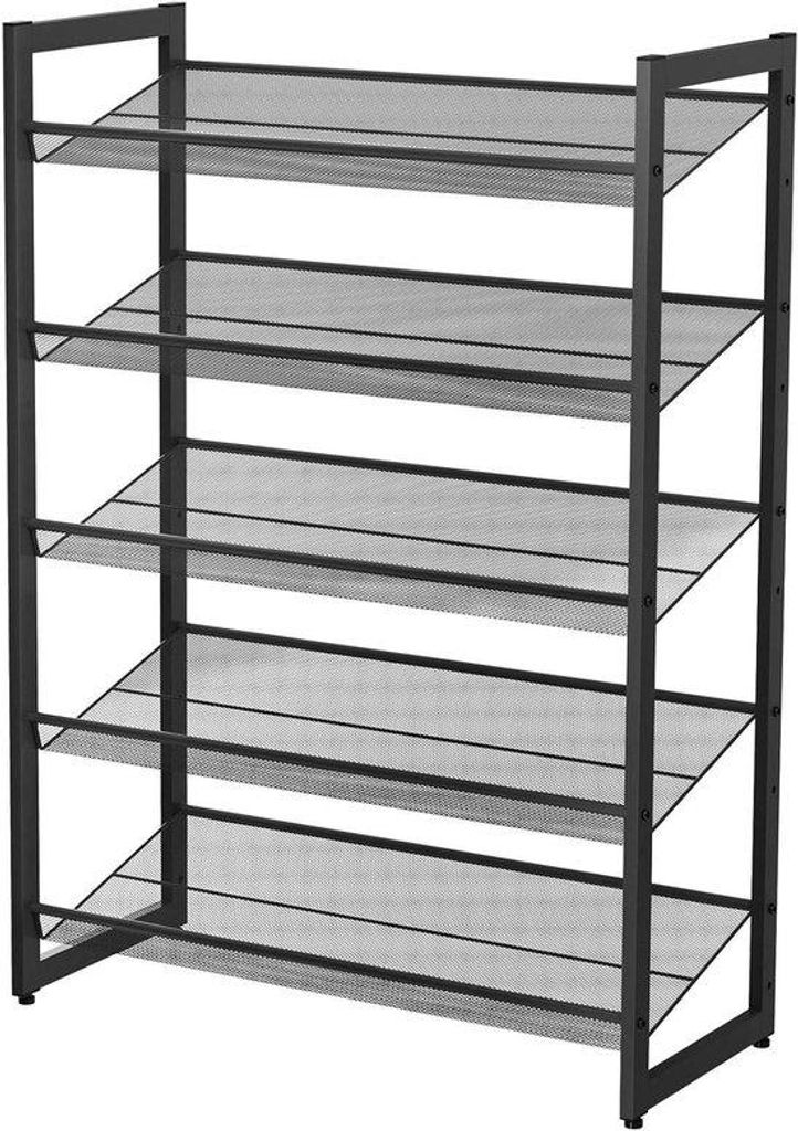 Schubladen Schrank 74 x 104 x 307 cm, schwarzer Stahl