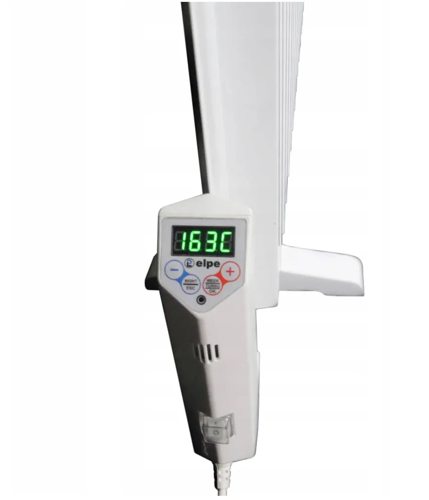 Radiateur bain d'huile 500W Chauffage d'appoint LCD Compact Blanc